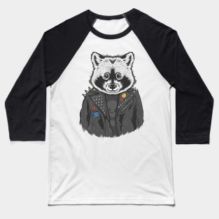 Metal Racoon Baseball T-Shirt